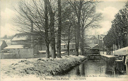 Villedieu Les Poëles * Vue Sur Les Costils * Lavoir * Pont Passerelle Neige Hiver - Villedieu