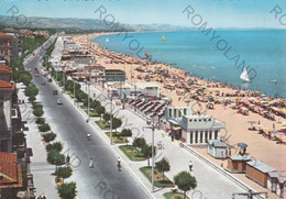 CARTOLINA  PESCARA,ABRUZZO,LUNGOMARE,SPIAGGIA,MARE,SOLE,ESTATE,VACANZA,BAGNI,BARCHE,STORIA,BELLA ITALIA,VIAGGIATA 1957 - Pescara
