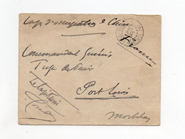 !!!  CORPS D'OCCUPATION EN CHINE DE 1903, CACHET TIEN-TSIN POSTE FRANCAISE - Brieven En Documenten