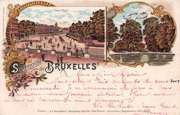 SOUVENIR DE BRUXELLES - POSTED IN 1897 ~ A 124 YEAR OLD POSTCARD  #2148127 - Altri