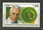 CUBA. Alexander Fleming (Découverte De La  Pénicilline) 60 Ième Anniversaire De Sa Visite à CUBA. Un T-p Neuf ** 2013 - Ongebruikt