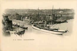 Dieppe * Vue Sur L'entrée Des Bassins * Bateau Vapeur Yacht - Dieppe