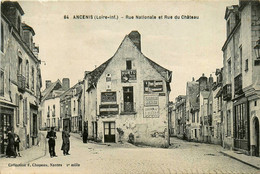 Ancenis * La Rue Nationale Et La Rue Du Château * Commerces Magasins - Ancenis