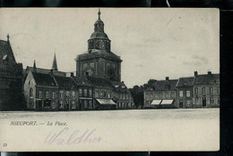 CP (Nieuport: La Place) Obl. NIEUPORT - BAINS 08/08/1904 - Landelijks Post