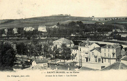 St Mihiel * 1909 * Avenue De La Gare , Les Roches * Quartier * N°1 St Mihiel En Six Cartes - Saint Mihiel