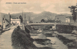 13701" AVENZA-PONTE SUL CARRIONE "ANIMATA-VERA FOTO-CART. POST. NON SPEDITA - Carrara