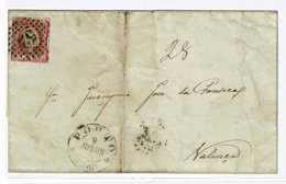 Portugal, 1860, # 13, Porto-Valença - Storia Postale