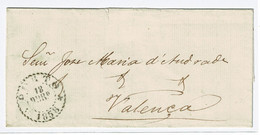 Portugal, 1858, # 13, Porto-Valença - Covers & Documents