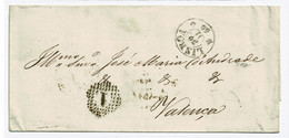 Portugal, 1859, # 13, Lisboa-Valença - Covers & Documents