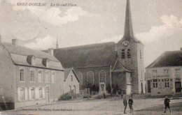 Grez-Doiceau  La Grand'place Animée Voyagé En 1907 - Graven