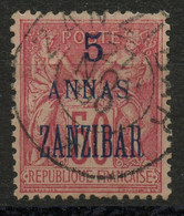 Zanzibar N 28 (o) - Oblitérés