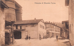 13726" PALAZZINA DI MONTALTO PAVESE " ANIMATA   -VERA FOTO-CART. POST. NON SPEDITA - Pavia