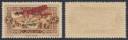 Grand Liban - Poste Aérienne (PA) : Yv N°14A ** Neuf Sans Charnières (MNH) / Variété De Surcharge - Lebanon