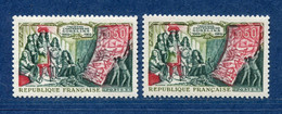 ⭐ France - Variété - YT N° 1343 - Couleurs - Pétouille - Neuf Sans Charnière - 1962 ⭐ - Nuovi