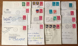 France Lot De +25 Enveloppes Avec Marianne De Becquet - 2 Photos - (L061) - 1921-1960: Moderne