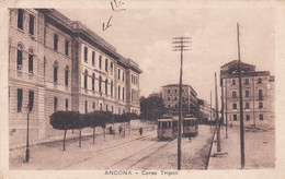 ANCONA - CARTOLINA - CORSO TRIPOLI - VG. PER MILANO - Ancona