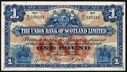 Union Bank Of Scotland Ltd* £1 * Hird & Wilson * Prefix O/22 * SC903d * VF - 1 Pound