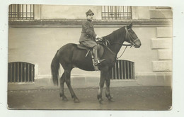 MILITARE ITALIANO A CAVALLO - FOTOGRAFICA GEVAERT - FOTO E.I. PERUZZI FIRENZE  - NV FP - Altri & Non Classificati