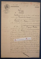 1856 Familles Dupuy De Bordes - Besson - Domaine De Saint Ours - Fait à Grenoble - Acte Manuscrit Vente "Napoléon...." - Manuscripts