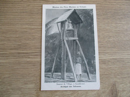 MISSIONS MARISTES D’OCÉANIE ARCHIPEL DES SALOMON SONNEUR DU VILLAGE A  GUADALCANAR - Solomon Islands