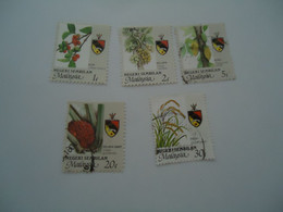 NEGRI SEMBILAN   MALAYSIA USED STAMPS FLOWERS - Negri Sembilan