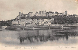 Chinon       37        Le Château Et La Vienne  Panorama   N° 38  (voir Scan) - Chinon