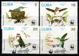 CUBA - 1992 - WWF - World Wildlife Fund - Birds - USATI - Gebruikt