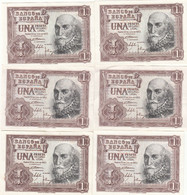 CRBS0258 LOTE 6 BILLETE ESPAÑA 1 PESETA 1953 VER DESCRIPCION 47 - Other & Unclassified