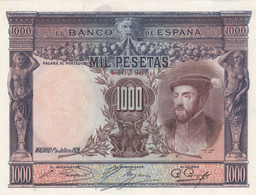 CRBS0268 BILLETE ESPAÑA 1000 PESETAS 1925 EBC+ 85 - Andere & Zonder Classificatie