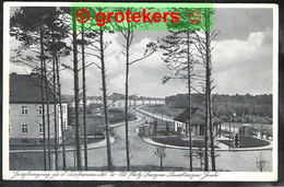 BERGEN Niedersachsenkazerne Haupteingang Zu Den Kasernen Und Übungsplatz Bergen Lüneburger Heide Um 1937 - Bergen