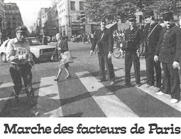 Marche Des Facteurs De PARIS - 11 10 1981 - Patronnée Par Vie Ouvrière - Syndicat C.G.T. - Services Postaux - Poste - Sindicatos