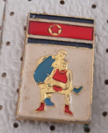 Wrestling North Korea Pin - Lutte