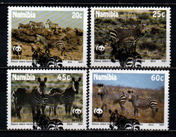 NAMIBIA - 1991 - Zebra - WWF - USATI - Gebruikt