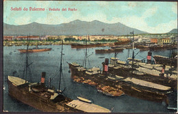 Italia - Circa 1900 - Cartolina Postale - Palermo - Veduta Del Porto - A1RR2 - Palermo