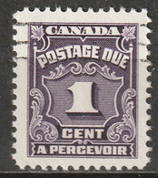 Canada 1965 Sc J15ii Mi P15 Yt T14 Postage Due Used Hibrite Paper - Postage Due