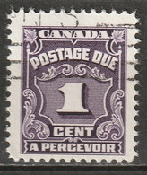 Canada 1965 Sc J15ii Mi P15 Yt T14 Postage Due Used Hibrite Paper - Port Dû (Taxe)