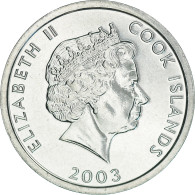 Monnaie, Îles Cook, Elizabeth II, Cent, 2003, Franklin Mint, SPL, Aluminium - Cookeilanden
