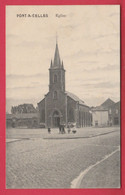 Pont-à-Celles - L'Eglise - Groupe De Personnes - 1912 ( Voir Verso ) - Pont-a-Celles