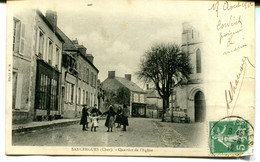 CPA - Carte Postale - France - Sancergues - Quartier De L'Eglise - 1902 ( MO18093) - Sancergues
