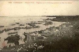 CAMBODGE - Carte Postale De Phnom Penh - Régates Sur Le Mékong Pendant La Fête Des Eaux - L 105596 - Cambodge