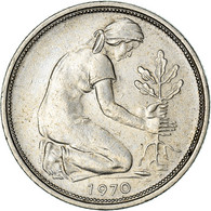 Monnaie, République Fédérale Allemande, 50 Pfennig, 1970, Munich, TTB - 50 Pfennig