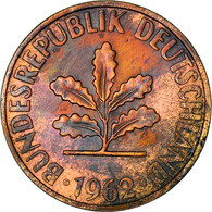 Monnaie, République Fédérale Allemande, 2 Pfennig, 1962, Munich, TTB, Bronze - 1 Pfennig