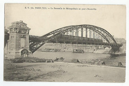 75 Paris XII La Passerelle Du Metropolitain Au Pont D'Austerlitz - District 12