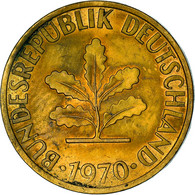 Monnaie, République Fédérale Allemande, 5 Pfennig, 1970, Munich, TTB, Brass - 5 Pfennig