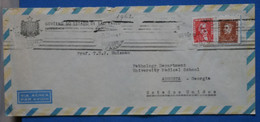 ¤8 BRAZIL  BELLE  LETTRE 1962  RIO POUR AUGUSTA + +AEROPHILATELIE +   +AFFR . INTERESSANT - Briefe U. Dokumente