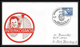8674/ Espace (space Raumfahrt) Lettre (cover Briefe) 26/8/1981 Intercosmos Morgenrothe Allemagne (germany DDR) - Europa