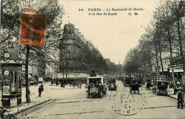 Paris * 10ème * Le Boulevard St Martin Et La Rue De Bondy * Autobus Bus * Hôtel - Arrondissement: 10