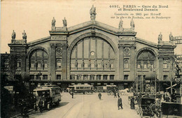 Paris * 10ème * La Gare Du Nord * Le Boulevard Denain * Autobus Bus - Arrondissement: 10