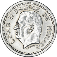 Monnaie, Monaco, Louis II, Franc, 1943, TTB, Aluminium, KM:120 - 1922-1949 Louis II