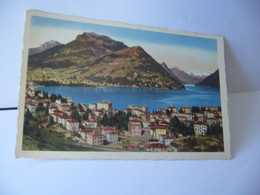 LUGANO PARADISO E MONTE BRE SUISSE TI TESSIN CPA - Paradiso